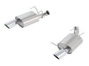 Ford Boss 302 Performance Exhaust - Rear - Borla - S-Type Axle-Back, Single Split Rear Exit - 2013