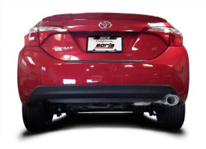 Toyota Corolla Performance Exhaust - Rear - Borla - S-Type Axle Back - `14-`19