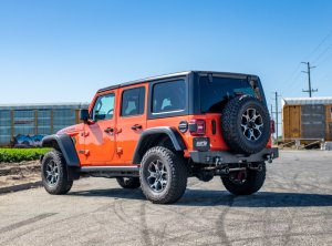 Jeep Wrangler JLU Performance Exhaust - Rear - Borla - Axle Back, ATAK, T-304 Stainless Steel - Polished - `18-`25