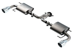Mazda CX-5 Performance Exhaust - Rear - Borla - Axle Back S-Type - Bright Chrome - `17-`25