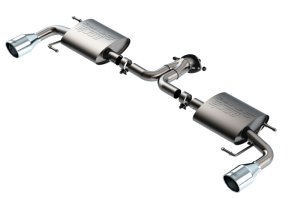 Mazda CX-5 Performance Exhaust - Rear - Borla - Axle Back S-Type - Bright Chrome - `17-`25