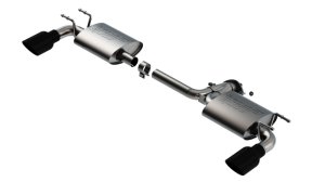 Mazda 3 Performance Exhaust - Borla - Axle Back S-Type - Black Chrome - `19-`24