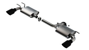 Mazda 3 Performance Exhaust - Borla - Axle Back S-Type - Black Chrome - `19-`24