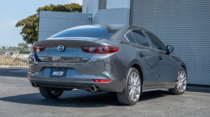 Mazda 3 Performance Exhaust - Rear - Borla - S-Type Axle Back - Bright Chrome - `19-`23