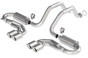 Chevrolet Corvette Performance Exhaust - Borla - Cat Back, S-Type - `97-`04