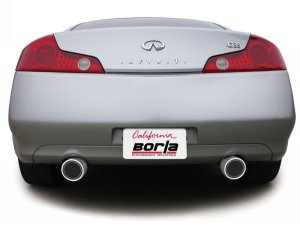 Infiniti G35 Performance Exhaust - Dual Rear Exit - Borla - Cat Back S-Type - `03-`07