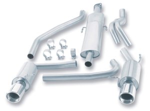 Hyundai Tiburon Performance Exhaust - Rear - Borla - Cat Back, S-Type - `03-`06