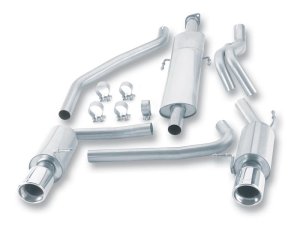 Hyundai Tiburon Performance Exhaust - Rear - Borla - Cat Back, S-Type - `03-`06