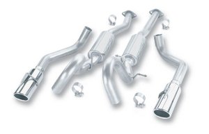 Ford Mustang Mach 1 Performance Exhaust - Borla - Cat Back S-Type - `03-`04
