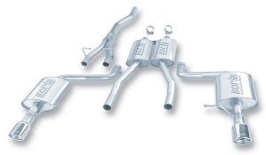 Audi A4 Performance Exhaust - Borla - Cat Back S-Type - `02-`08