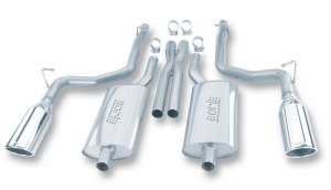 Dodge Magnum Performance Exhaust - Rear - Borla - Cat Back ATAK - `05-`08