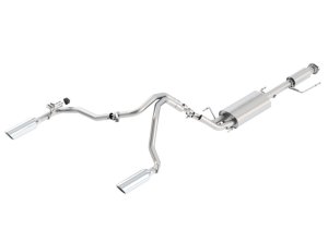 Toyota FJ Cruiser Performance Exhaust - Single Rear Exit - Borla - Cat Back Touring - `07-`09