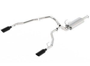 Dodge Ram 1500 Performance Exhaust - Borla - S-Type Cat Back - Black Chrome - 2009