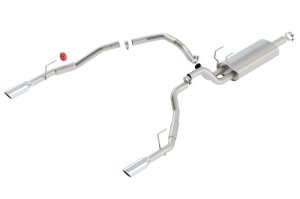 Ram 1500 Performance Exhaust - Rear - Borla - S-Type Cat Back - Bright Chrome - `10-`18 Ram 1500 Performance Exhaust - Rear - Borla - S-Type Cat Back - Bright Chrome - `10-`18