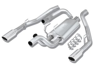 Ram 1500 Performance Exhaust - Rear - Borla - S-Type Cat Back - Bright Chrome - `10-`18 Ram 1500 Performance Exhaust - Rear - Borla - S-Type Cat Back - Bright Chrome - `10-`18