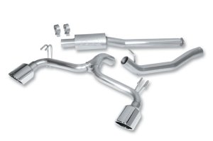 Mitsubishi Lancer Performance Exhaust - Borla - Cat Back S-Type - `09-`17