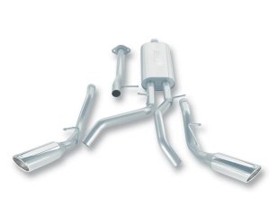 GMC Sierra 1500 Performance Exhaust - Borla - Cat-Back Touring, Dual Exit, 4