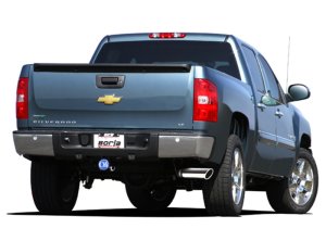 Chevrolet Silverado 1500 Performance Exhaust - Passenger Side - Borla - Cat-Back Touring, Single Passenger Side Exit, 2.75 in, 4 in Chrome Tip - Bright Chrome - `09-`13