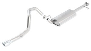 Toyota Land Cruiser Prado Performance Exhaust - Borla - Touring Cat-Back - Polished - `11-`16