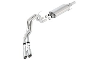 Ford F-150 Harley Davidson Edition Performance Exhaust - Borla - S-Type Cat Back - `11-`12
