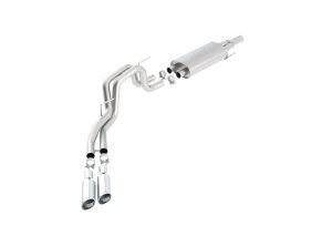 Ford F-150 SVT Raptor Performance Exhaust - Borla - S-Type Cat Back - `10-`14