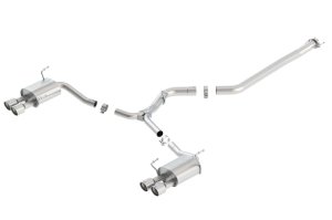 Subaru Impreza Performance Exhaust - Rear - Borla - Cat Back ATAK - Polished - `11-`14
