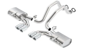 Chevrolet Corvette Performance Exhaust - Borla - Cat Back ATAK - `97-`04