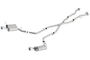 Dodge Durango Performance Exhaust - Borla - Cat-Back, S-Type, X-Pipe, 4.5 in Polished Tips, T-304 Stainless Steel - Polished - `11-`25