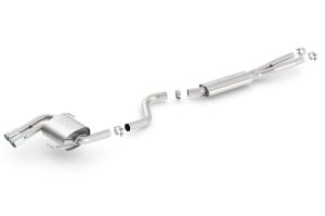 BMW 3 Series Performance Exhaust - Rear - Borla - Cat Back, Dual Left Rear Exit, Touring - Polished - `08-`12