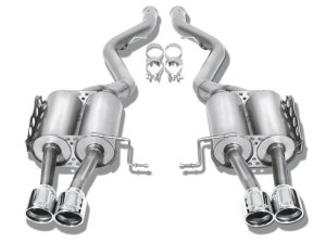 Toyota FJ Cruiser Performance Exhaust - Borla - Cat Back Touring - Bright chrome - `10-`14