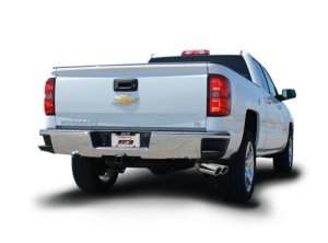 GMC Sierra 1500 LD Performance Exhaust - Side Exit - Borla - S-Type Cat Back - Bright Chrome - 2019