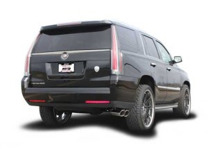 Cadillac Escalade Performance Exhaust - Dual Same Side Exit - Borla - Touring Cat Back - Bright Chrome - `15-`20