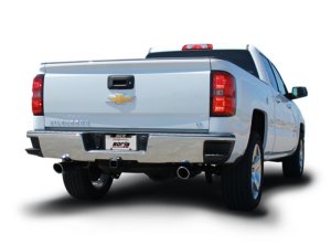 GMC Sierra 1500 Performance Exhaust - Single Split Rear Exit - Borla - Cat Back ATAK - `14-`18