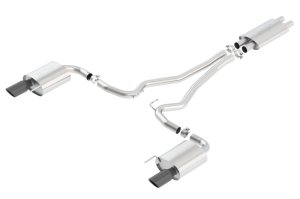 Ford Mustang Performance Exhaust - Borla - Cat Back Touring - Black - `15-`17