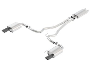 Ford Mustang Performance Exhaust - Borla - Cat Back Touring - Black - `15-`17