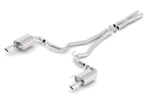 Ford Mustang Performance Exhaust - Borla - Cat Back ATAK - Chrome - `15-`17