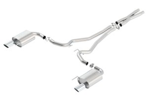 Ford Mustang Performance Exhaust - Borla - Cat Back ATAK - Chrome - `15-`17
