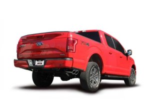 Ford F-150 Performance Exhaust - Borla - Cat Back Touring - Bright Chrome - `15-`20