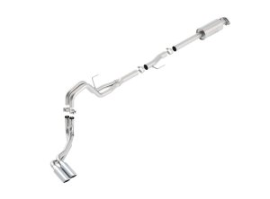 Ford F-150 Performance Exhaust - Side Exit - Borla - Cat Back ATAK - Bright chrome - `15-`20