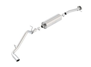 GMC Canyon Performance Exhaust - Right Rear Exit - Borla - S-Type Cat Back - Bright Chrome - `15-`22