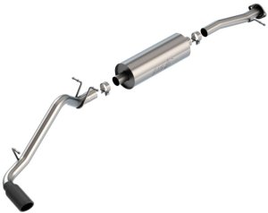 GMC Canyon Performance Exhaust - Borla - S-Type Cat Back - Black Chrome - `15-`22
