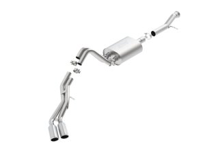 GMC Yukon Denali Performance Exhaust - Borla - S-Type Cat-Back - `15-`20