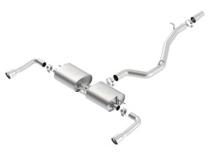Audi A3 Quattro Performance Exhaust - Single Split Rear Exit - Borla - S-Type Cat Back - `14-`20