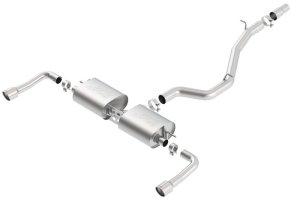 Audi A3 Quattro Performance Exhaust - Single Split Rear Exit - Borla - S-Type Cat Back - `14-`20