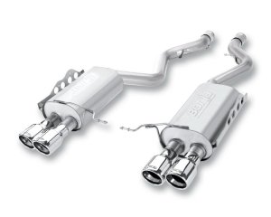 Chevrolet Small-Block Gen V LT1 Performance Exhaust - Rear - Borla - Cat Back S-Type, Dual Tip, Dual Split Rear Exit - `20-`24