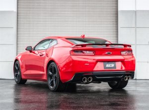 Chevrolet Camaro Performance Exhaust - Rear - Borla - Cat Back ATAK Dual Split Rear Exit with X-Pipe - Polished - `16-`24