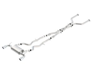Infiniti Q60 Performance Exhaust - Borla - Cat Back S-Type - Polished - `17-`22 Infiniti Q60 Performance Exhaust - Borla - Cat Back S-Type - Polished - `17-`22