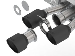 Honda Civic Type R Performance Exhaust - Borla - Cat Back ATAK - Ceramic Black - `17-`21