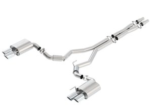Ford Mustang Performance Exhaust - Borla - Cat Back S-Type - Polished - `18-`23