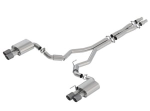 Ford Mustang Performance Exhaust - Borla - S-Type Cat Back with 4